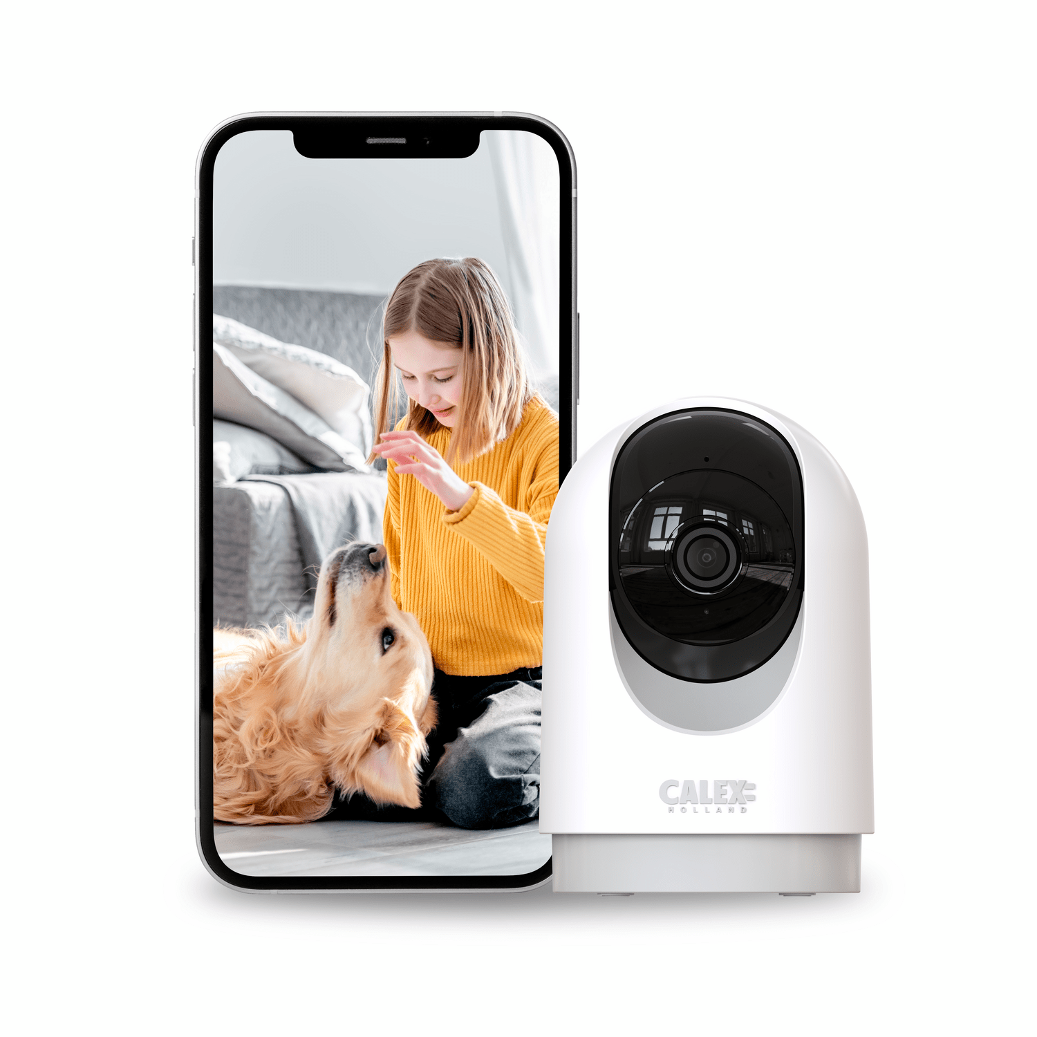 calex-smart-cam-ra-int-rieure-ptz-2k-blanc image 7