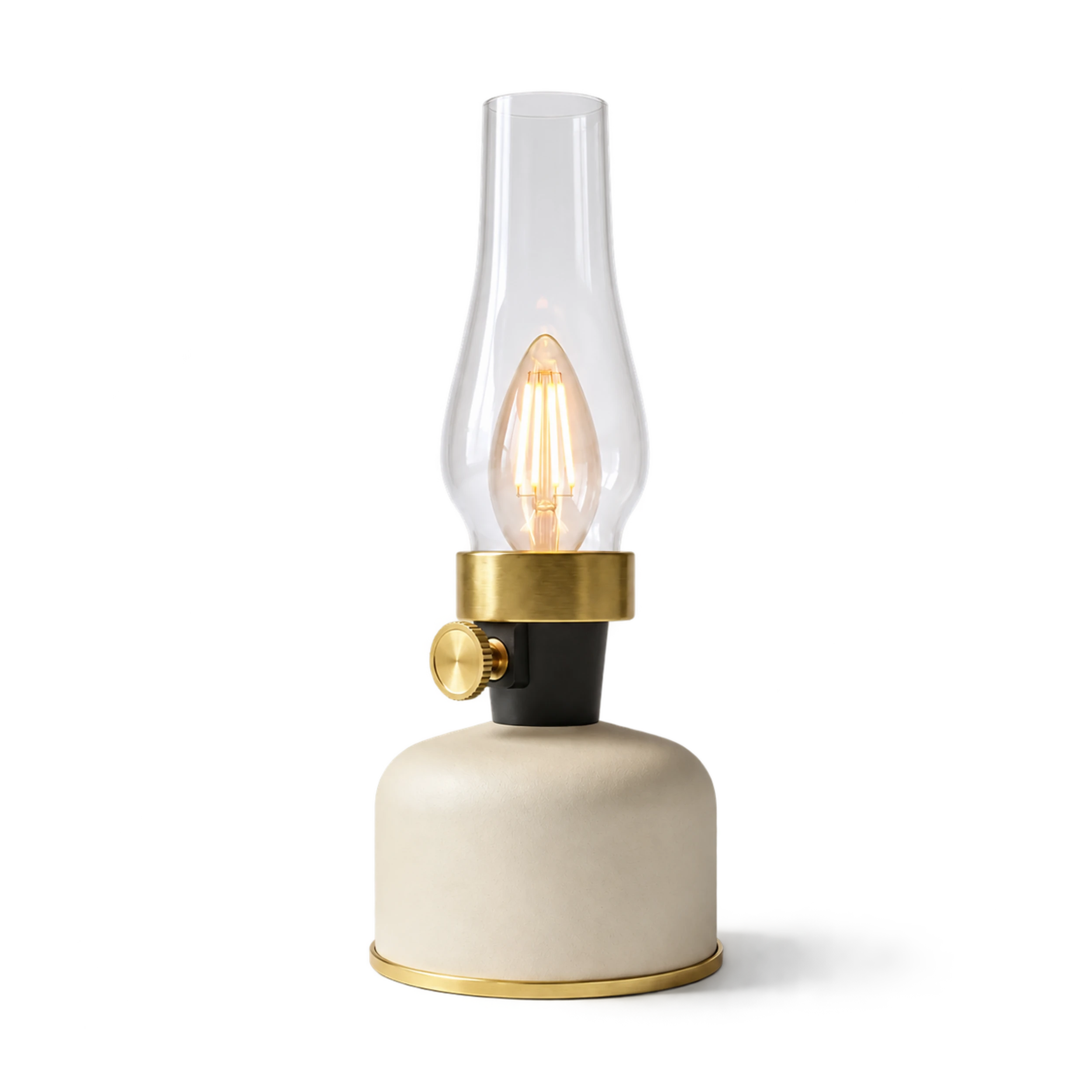 calex-lavinio-lampe-de-table-rechargeable-sable-led-1800k image 1