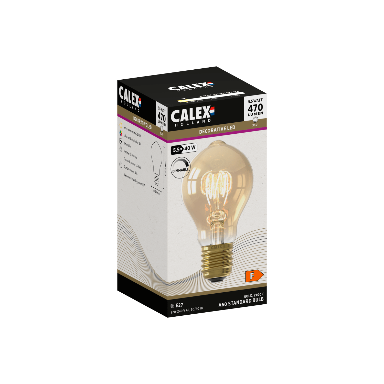 calex-lampe-led-filament-flex-e27-a60-or image 3