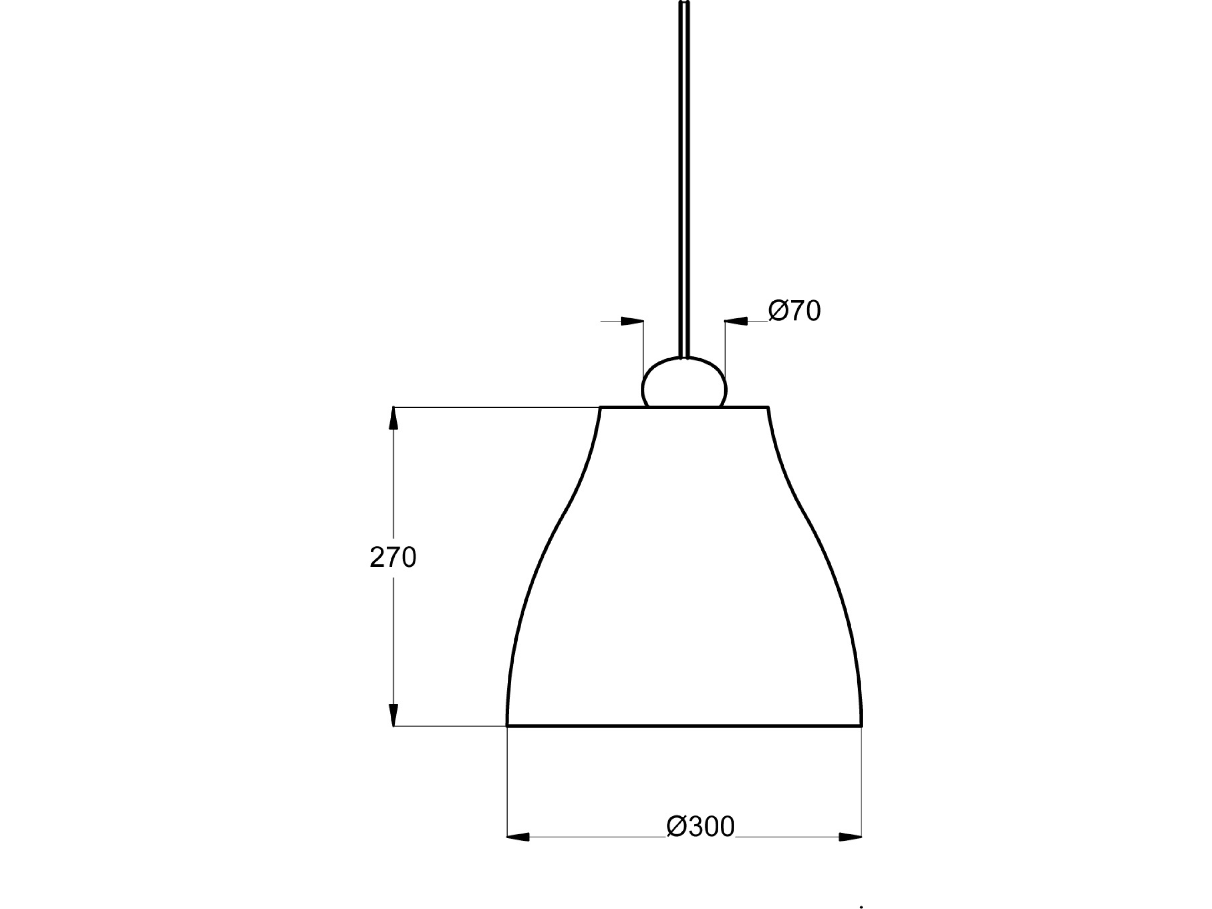aluminor-elvis-s-suspension-gris-30-cm image 2