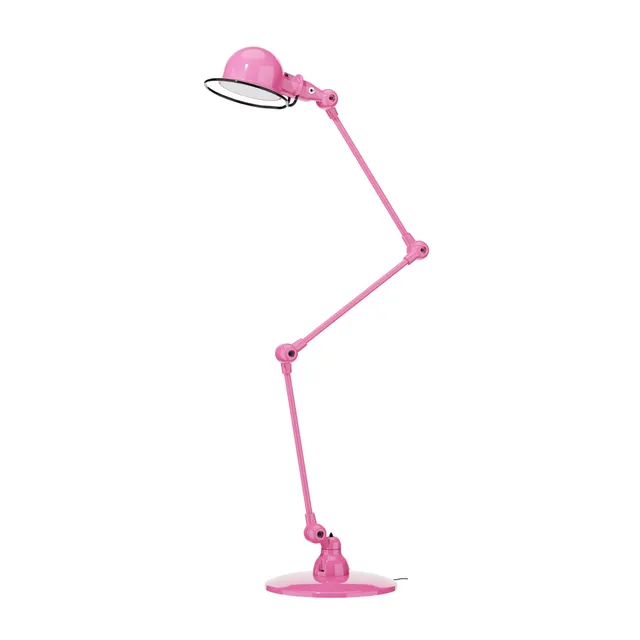 jield-loft-d9403-lampadaire-rose-3-bras-articul-s image 1