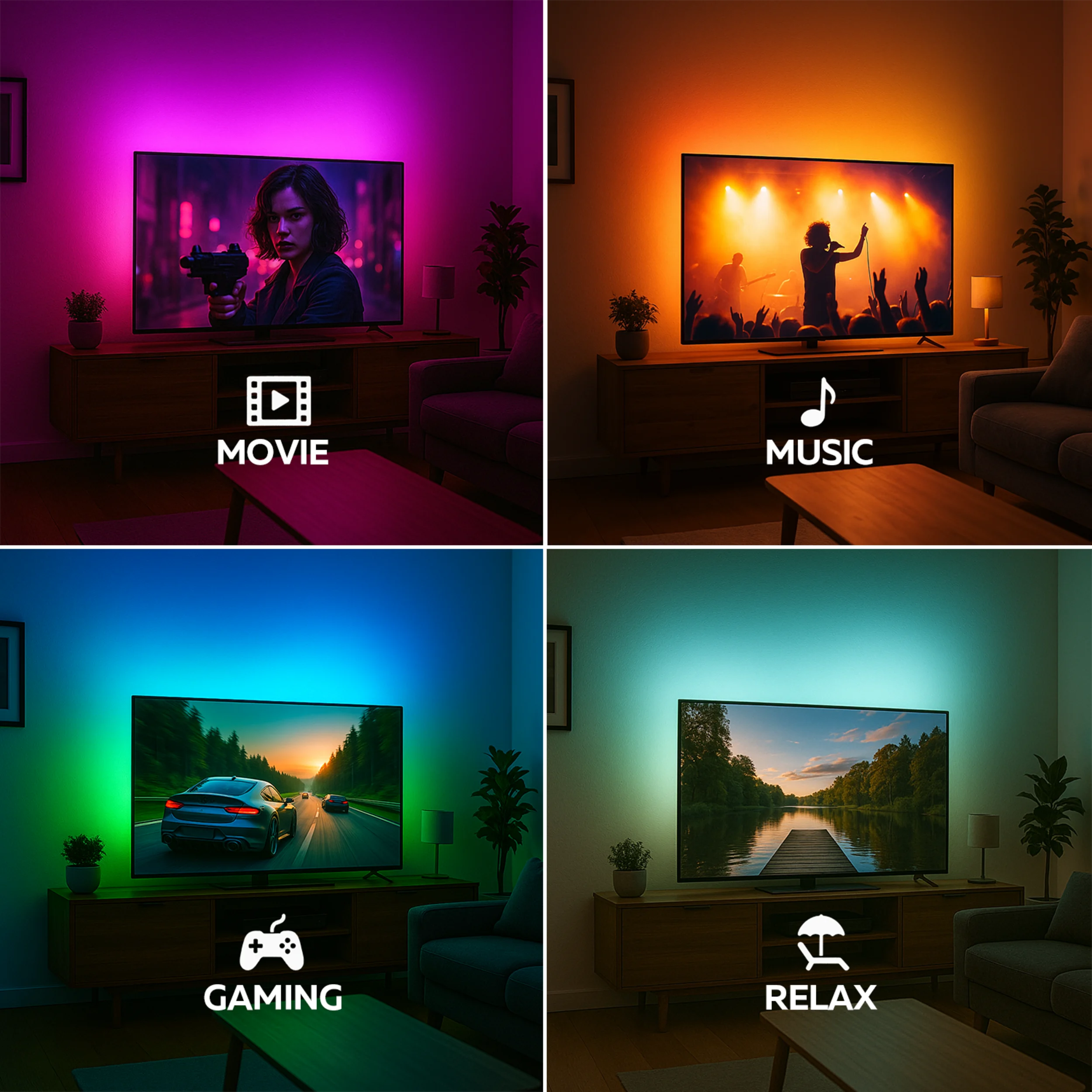 calex-smart-syncbox-bande-led-tv-2-45m-rgbic-168-led image 7