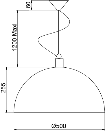 aluminor-dome-s-suspension-m-tal-demi-lune-design image 5