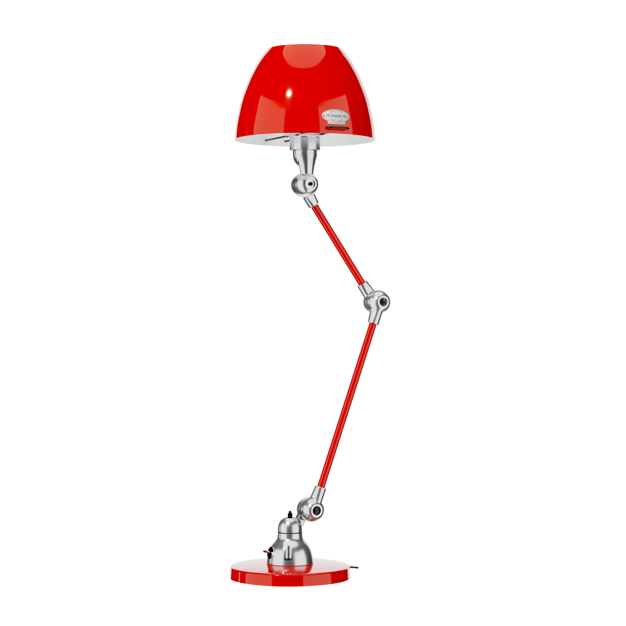 jield-aicler-aic373-lampe-murale-deux-bras-articul-s-rouge image 2