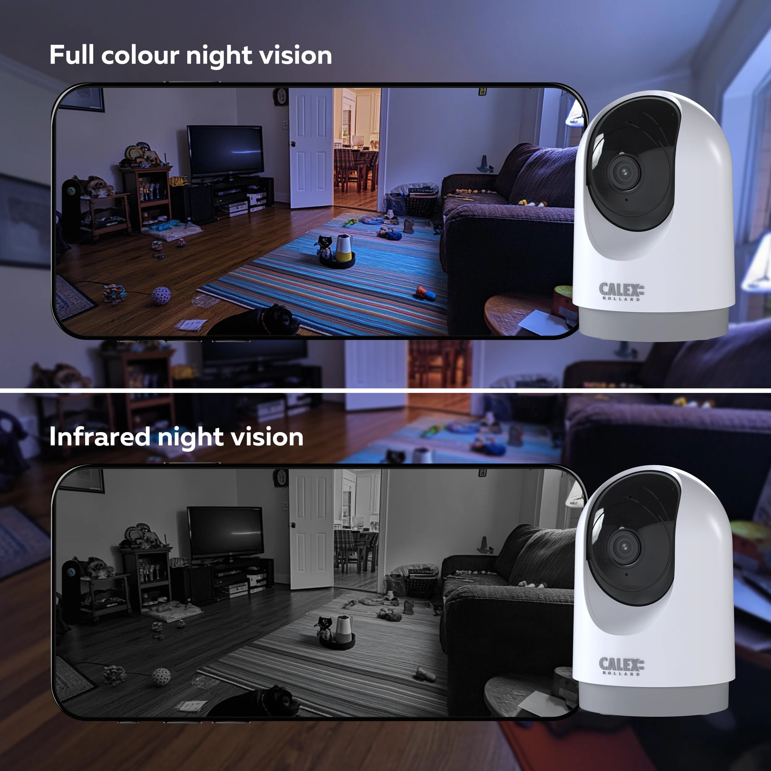 calex-smart-cam-ra-int-rieure-ptz-2k-blanc-2 image 6