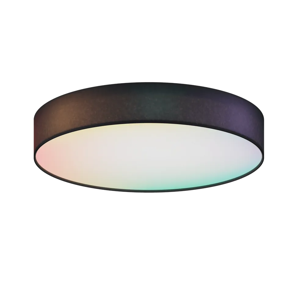 calex-smart-plafonnier-tissu-40cm-rgb-cct-noir image 1