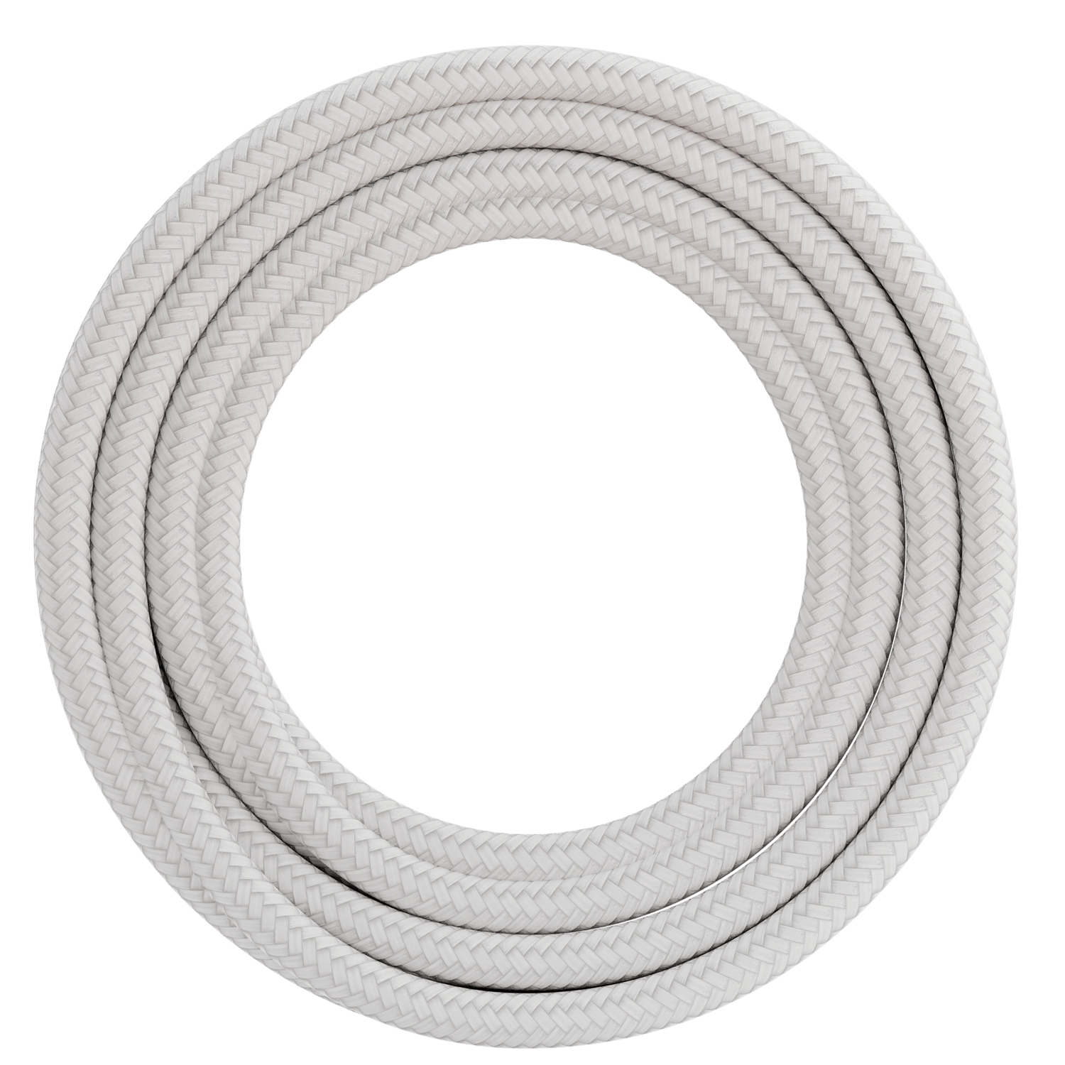 calex-creations-c-ble-tissu-blanc-1-5-m image 1