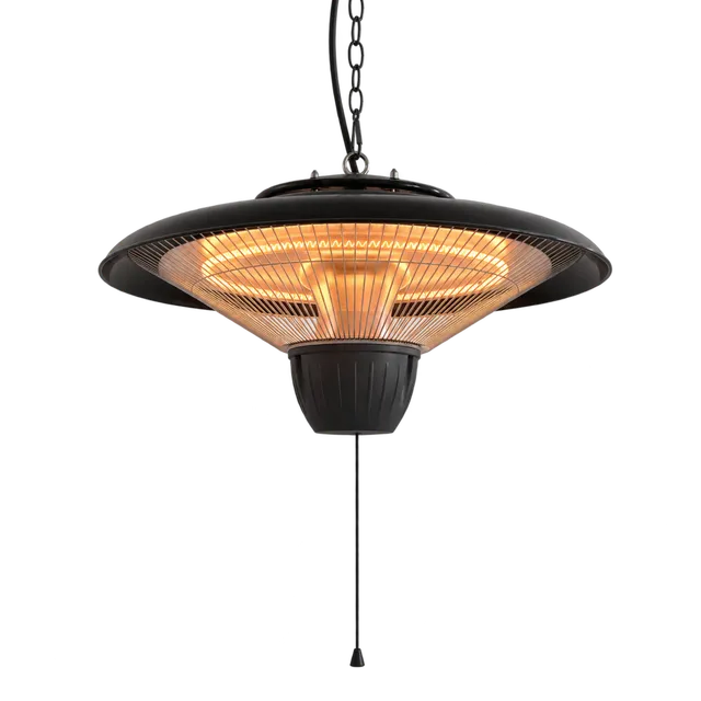 calex-chauffage-de-terrasse-suspendu-1500w-noir image 1