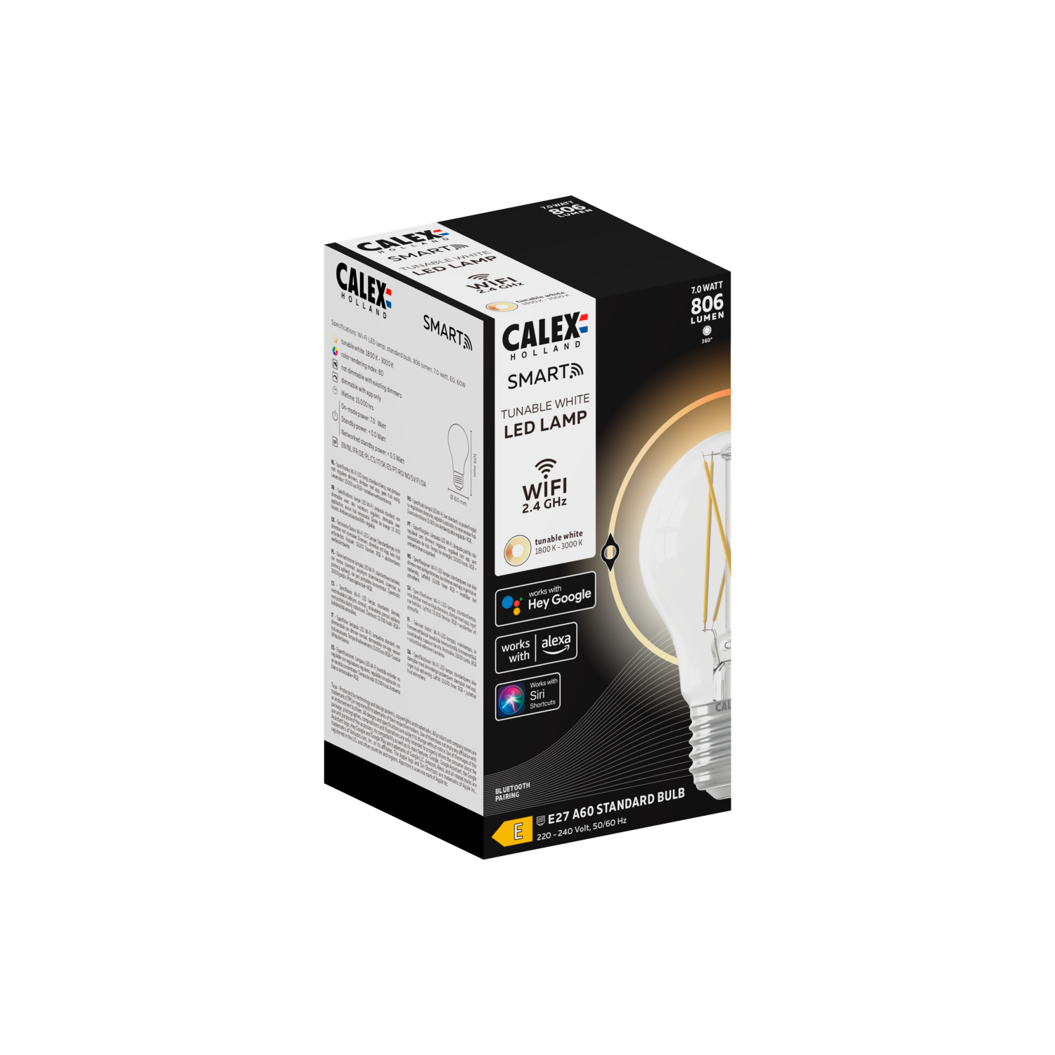 calex-smart-led-filament-e27-a60-transparent-7w image 3