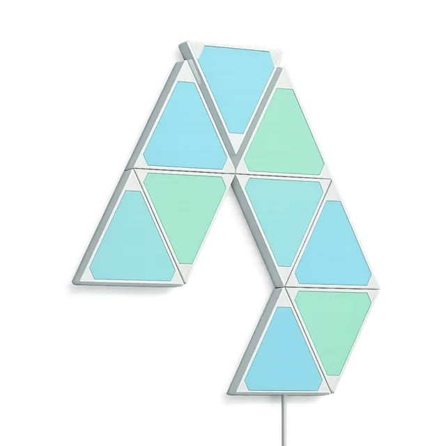 calex-smart-panneaux-muraux-triangulaires-rgbic-blanc-9-pi-ces image 1