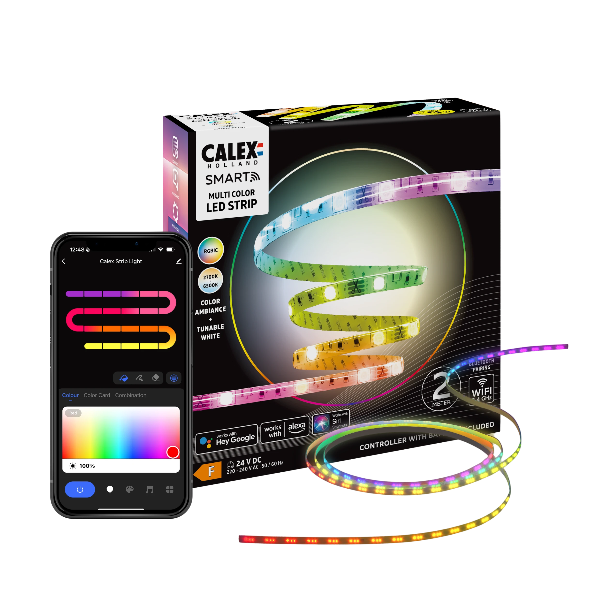 calex-smart-bande-led-5m-rgbic-cct-prise-uk image 1