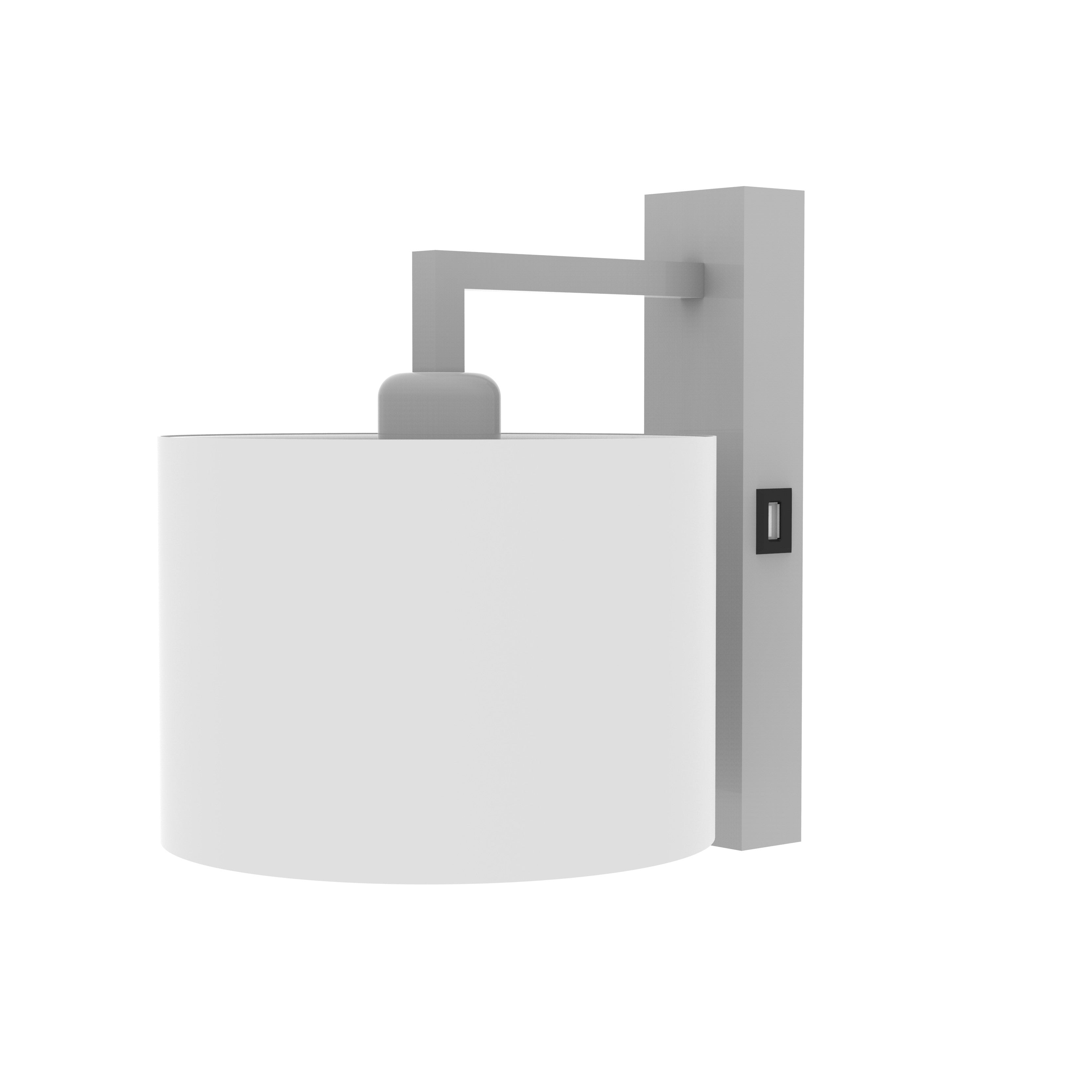 aluminor-rollo-applique-murale-blanche-usb-gris-noir image 5