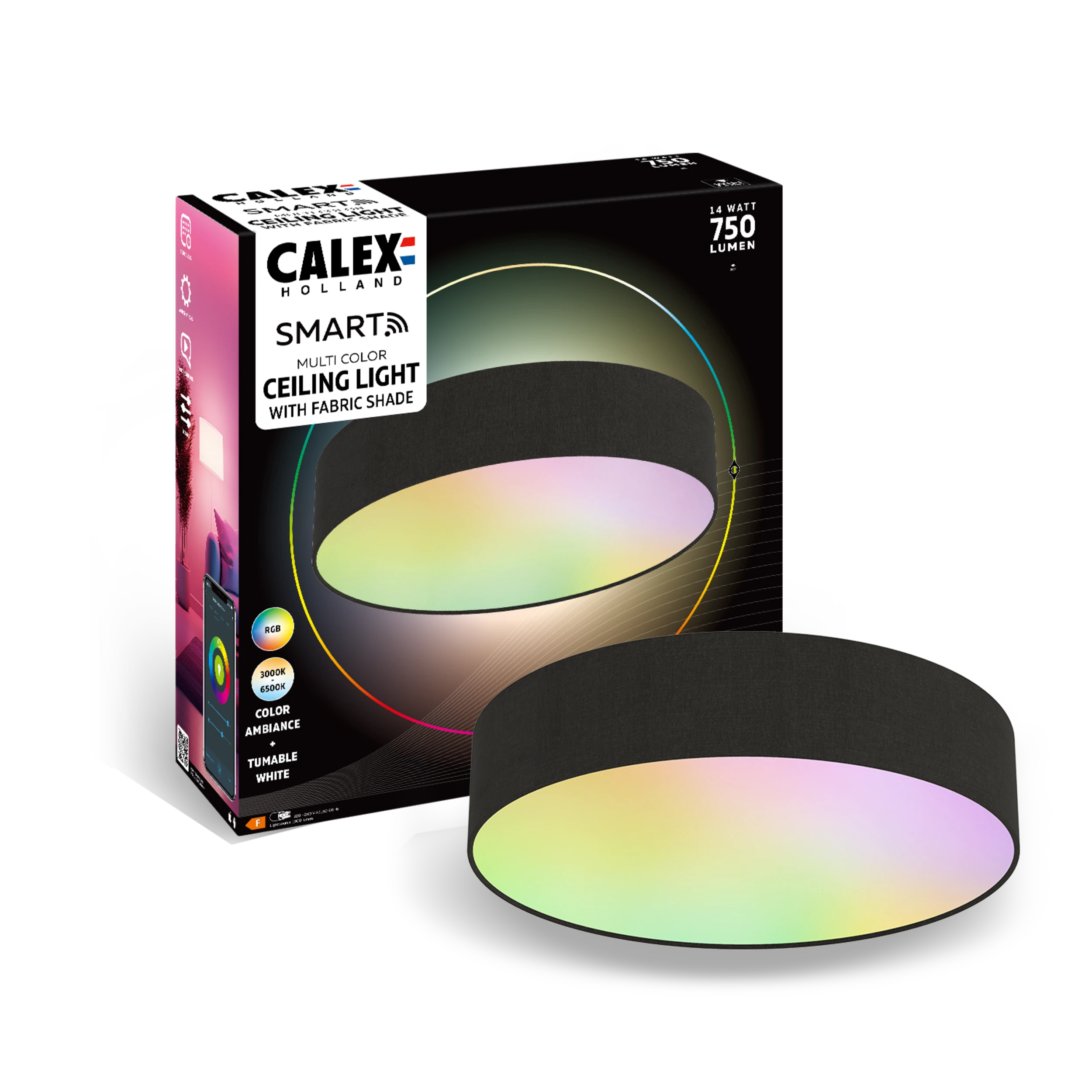 calex-smart-plafonnier-tissu-30cm-rgb-cct image 2