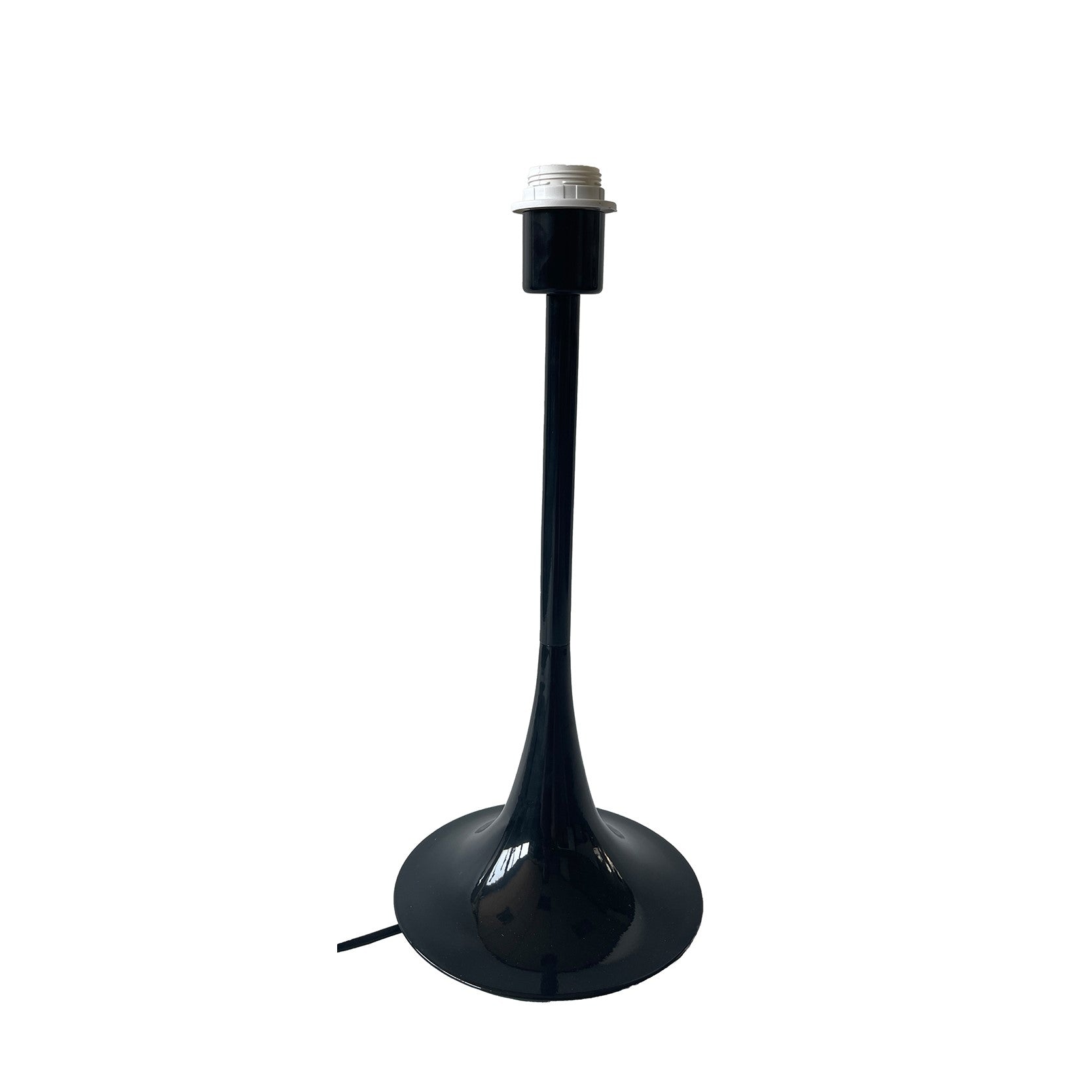 aluminor-pied-de-lampe-trompette-m-tal-e27-sans-abat-jour image 1