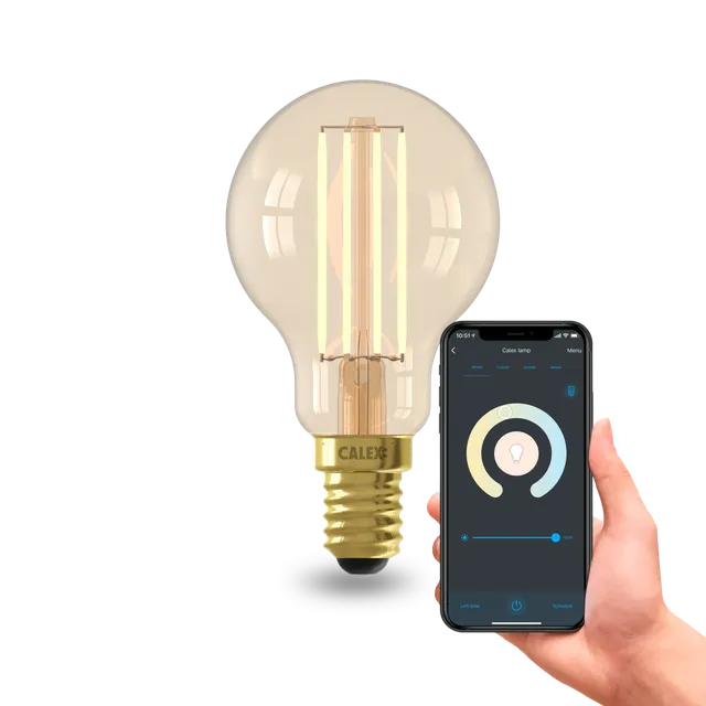 calex-smart-ampoule-led-e14-filament-p45-cct-dor-e image 1