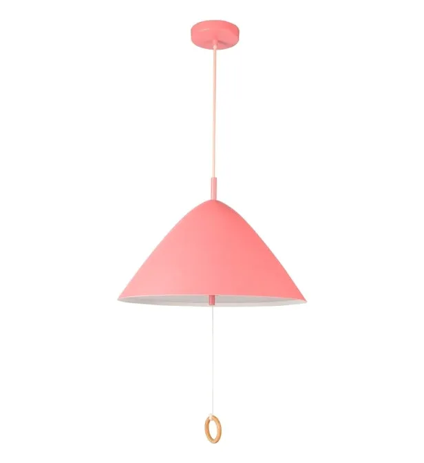 aluminor-bell-s-suspension-r-tro-couleur-rose-blanc-interrupteur-fun image 1
