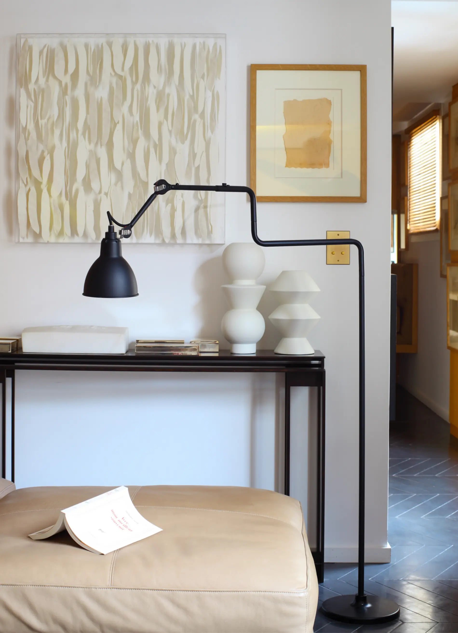dcw-ditions-lampe-gras-n-411-lampadaire-liseuse-acier image 3
