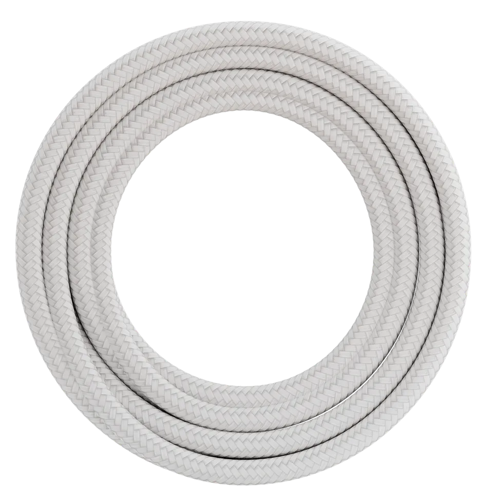calex-creations-c-ble-tissu-blanc-1-5-m image 1