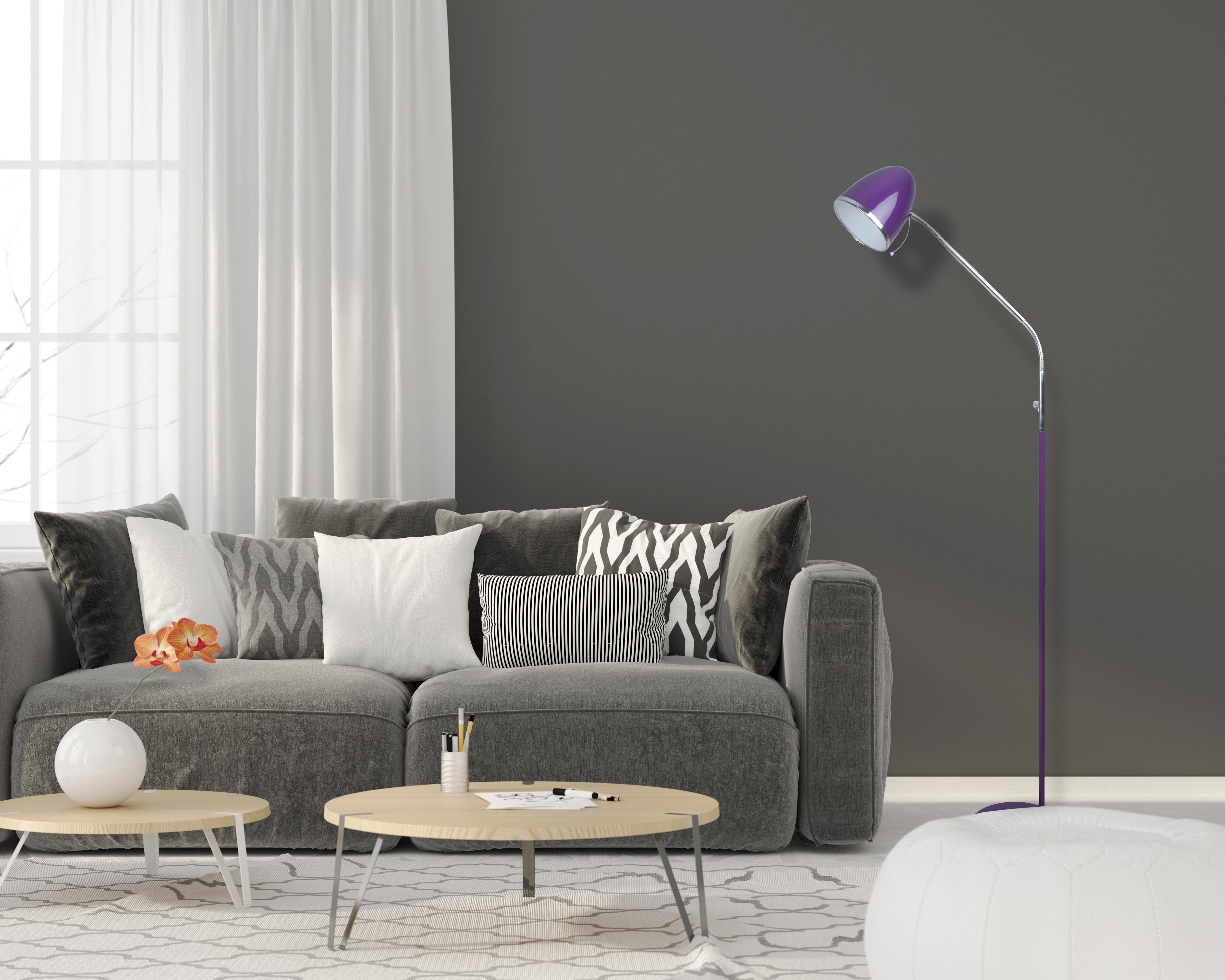aluminor-arty-ls-lampadaire-m-tal-articul-gris image 4