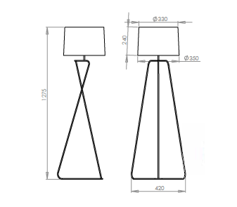 aluminor-marquise-ls-lampadaire-droit-pi-tement-fil-m-tal-abat-jour-cuivr image 3