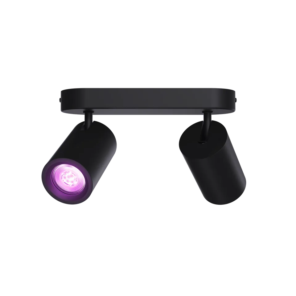 calex-smart-plafonnier-spot-2-lumi-res-noir image 1