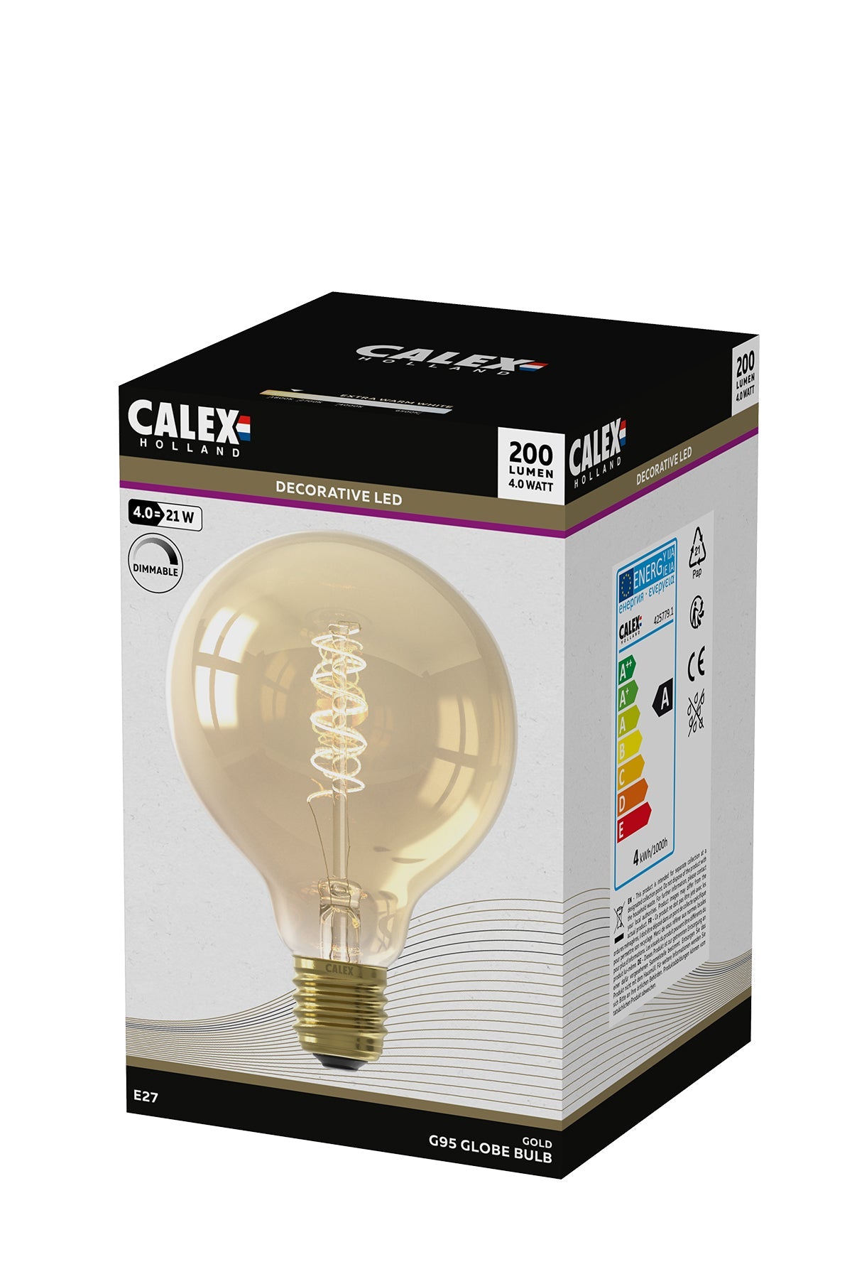 calex-filament-led-e27-g95-gold-4w-dimmable image 3