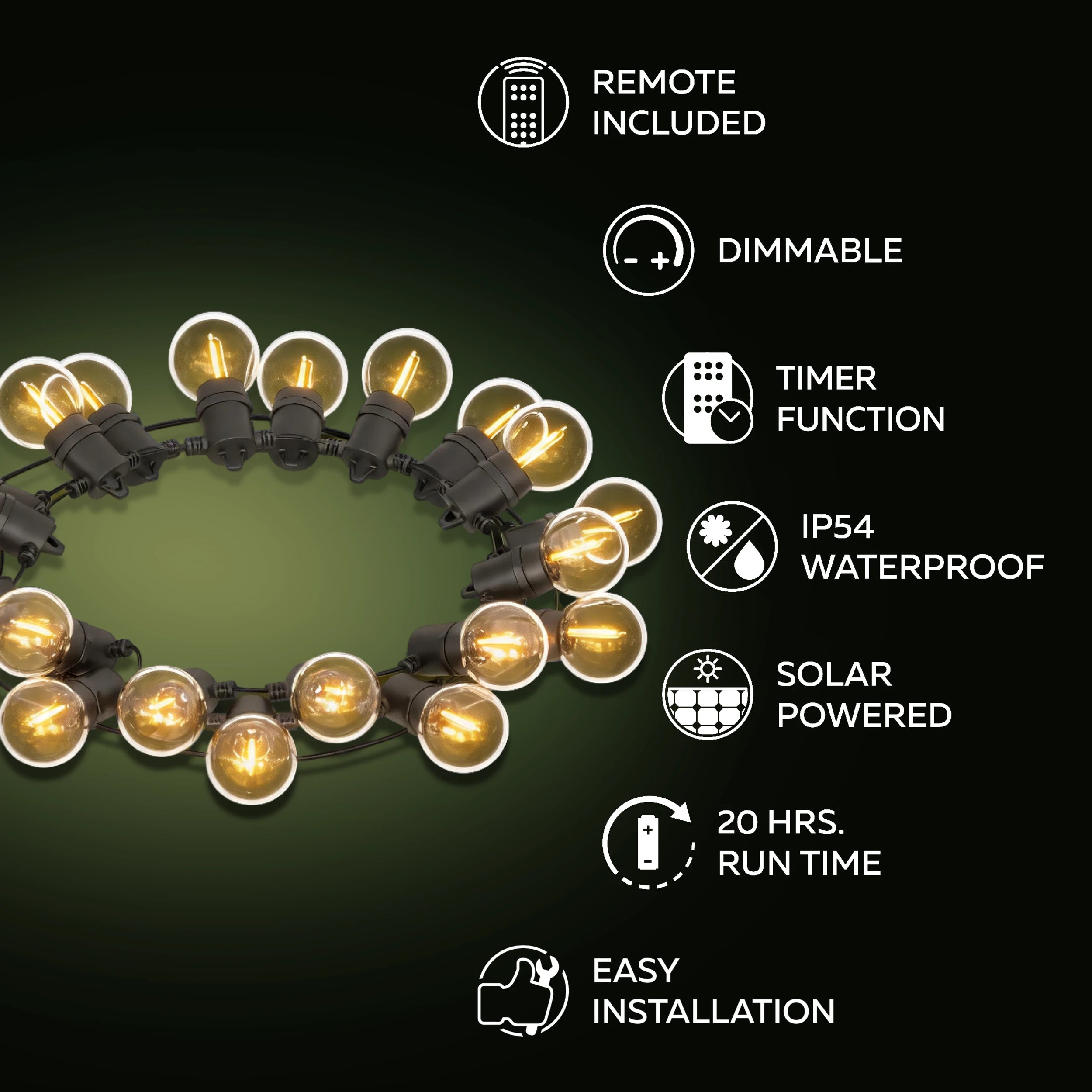 calex-vista-guirlande-solaire-ext-rieur-20m-noir-30-led image 2