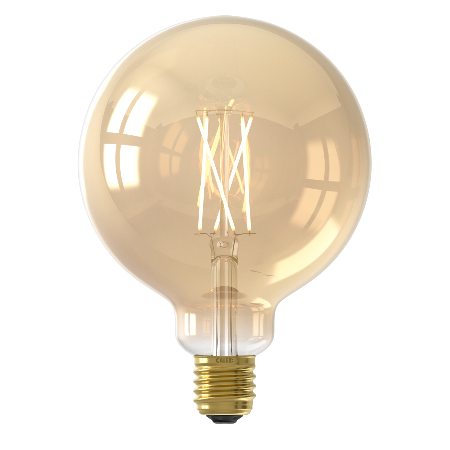 calex-smart-ampoule-led-filament-e27-g125-gold-7w-dimmable image 1