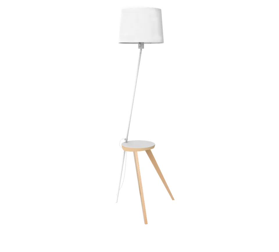 aluminor-trio-2-lampadaire-cocon-u-avec-tablette-et-chargeur image 1