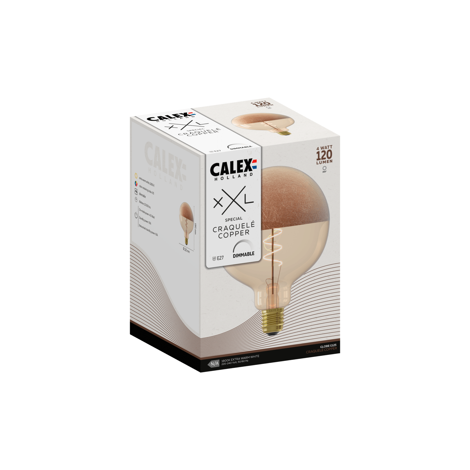 calex-g125-ampoule-miroir-cuivre-e27-filament image 2