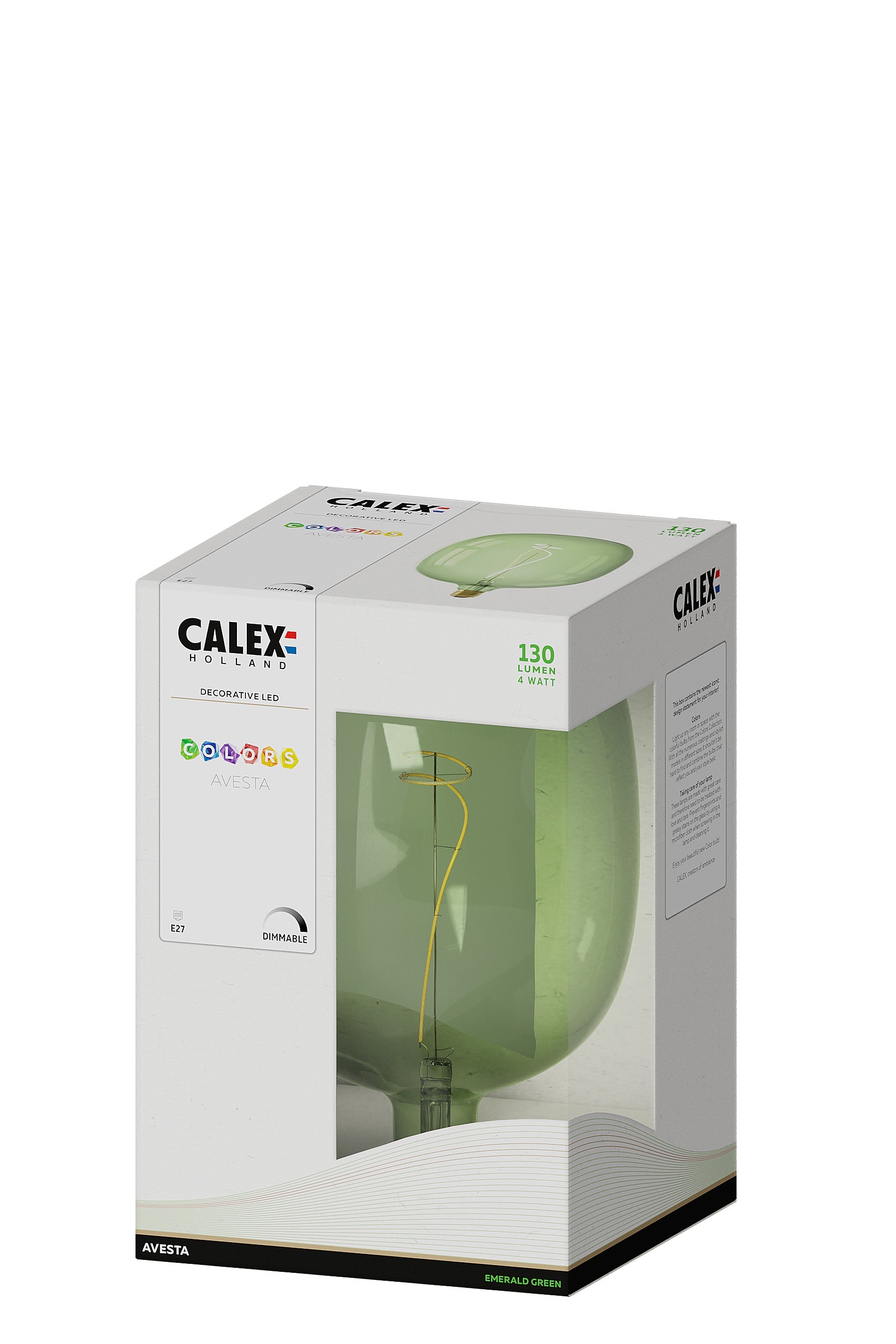 calex-avesta-e27-4w-vert-meraude-ampoule-filament-blanc-chaud image 3