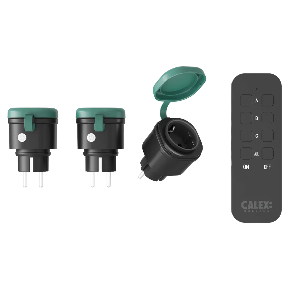 calex-prise-ext-rieure-connect-e-3x-prises-ip44-t-l-commande image 1