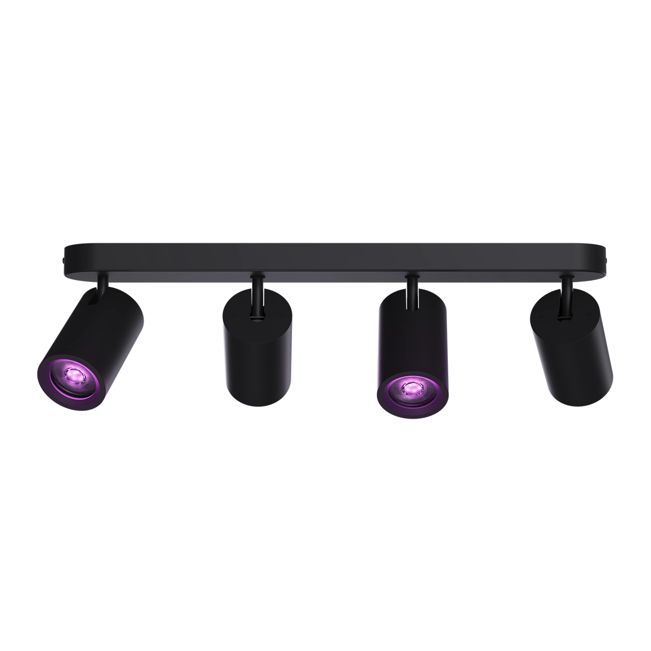 calex-smart-plafonnier-spot-4-lumi-res-noir-rond image 1