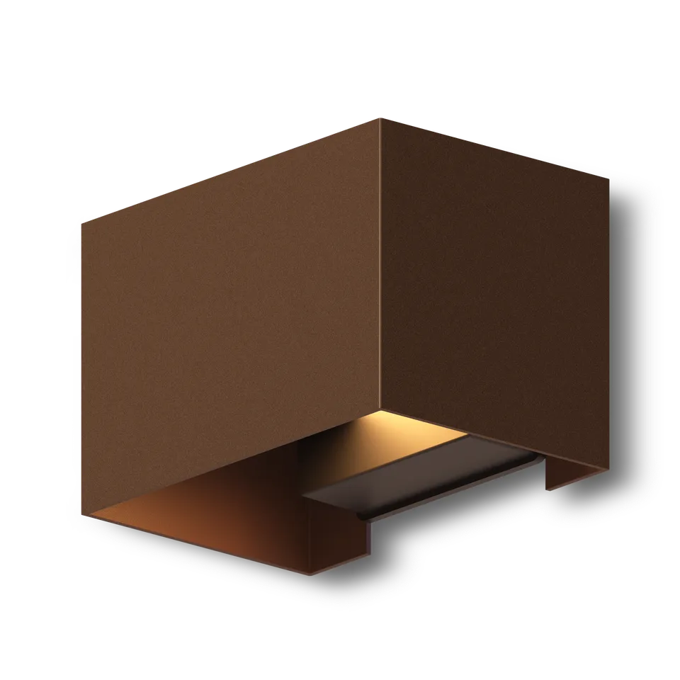 calex-venise-applique-murale-led-up-down-rouille image 1