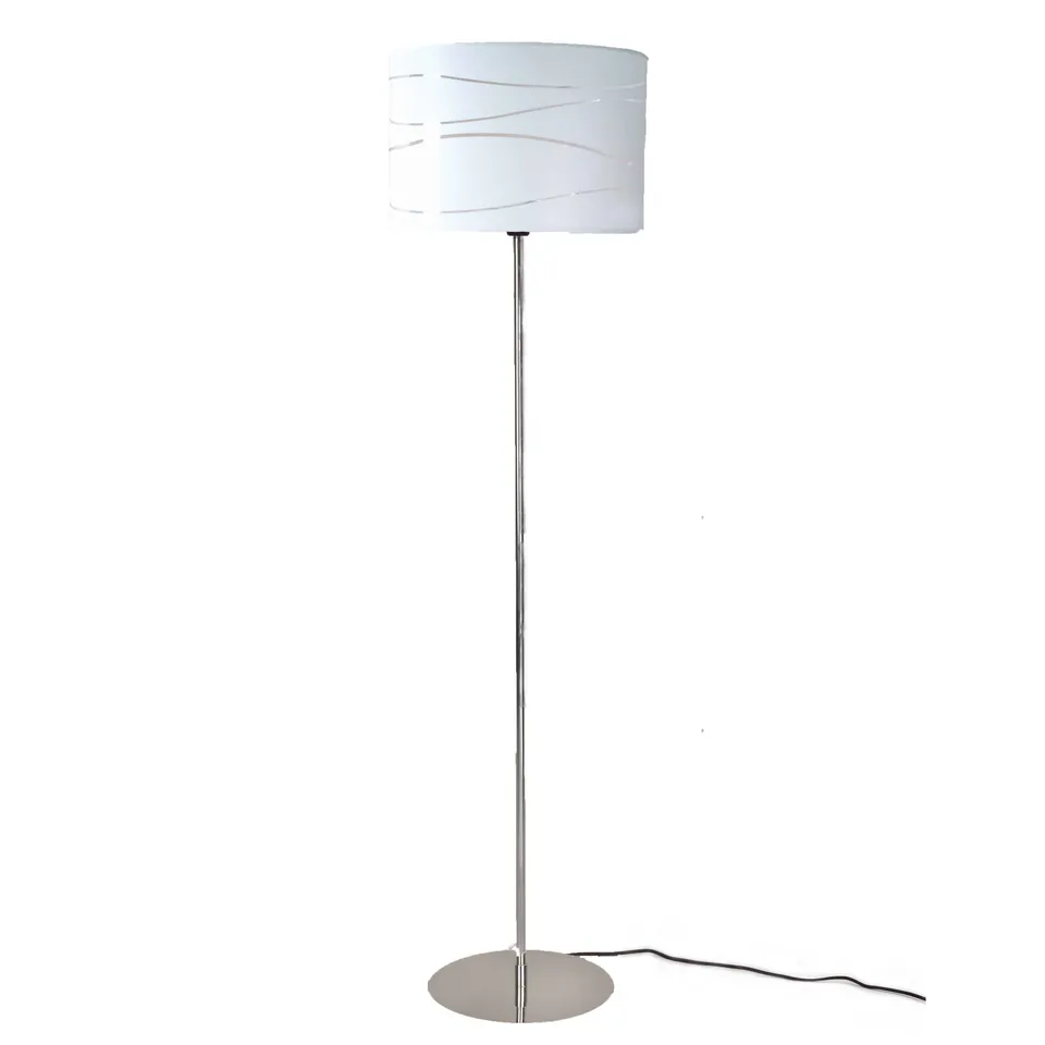 aluminor-vague-lampadaire-blanc-e27-136-cm image 1
