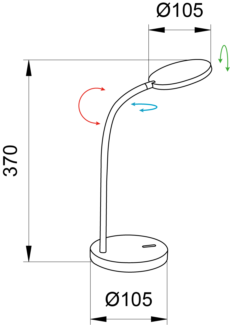 aluminor-declic-lt-lampe-poser-bras-flexible image 3
