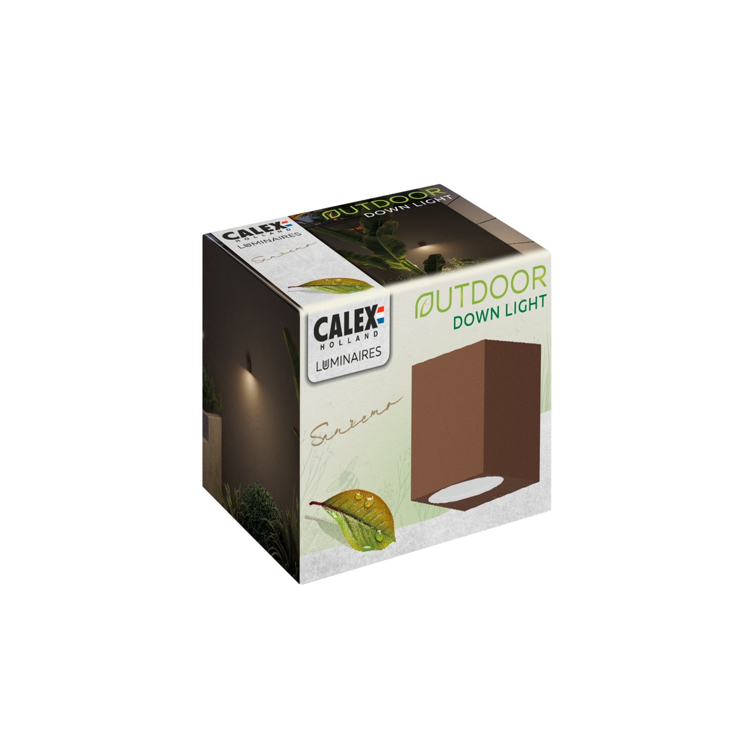 calex-sanremo-applique-murale-ext-rieure-gu10-rouille image 3