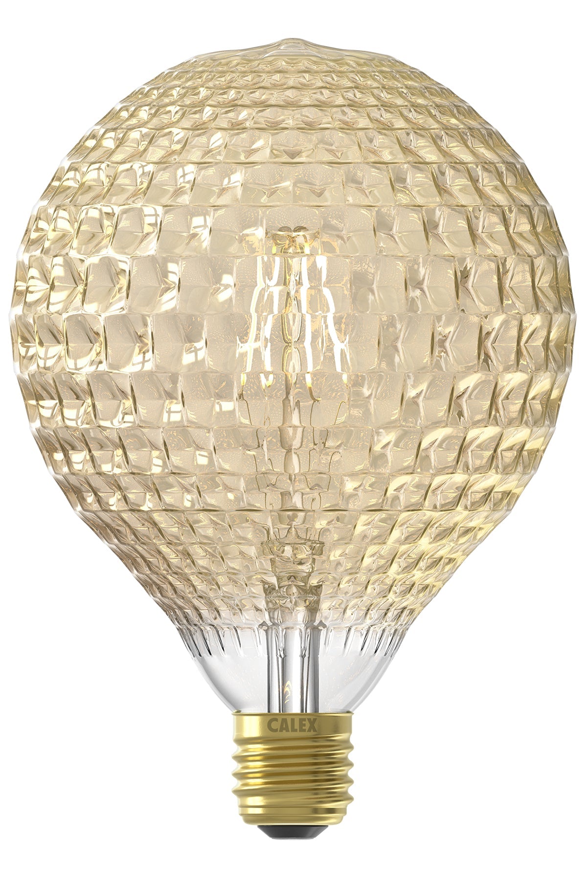 calex-ananas-filament-led-e27-g125-dor-e-blanc-chaud-4w image 1
