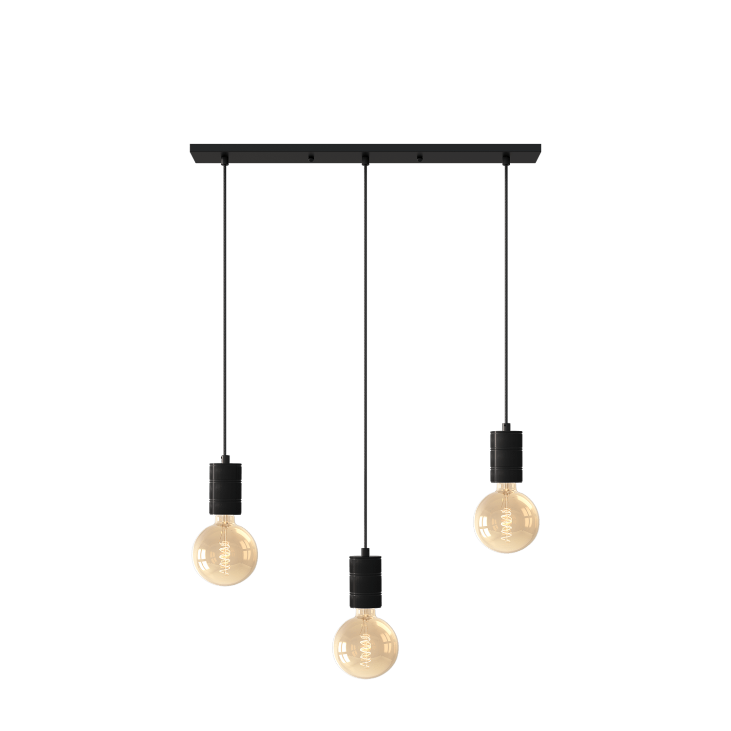 calex-suspension-r-tro-3x-e27-noir-10x70cm image 1