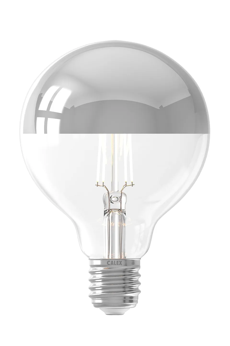 calex-ampoule-filament-top-mirror-g95-e27-chrome-3-5w-dimmable image 1