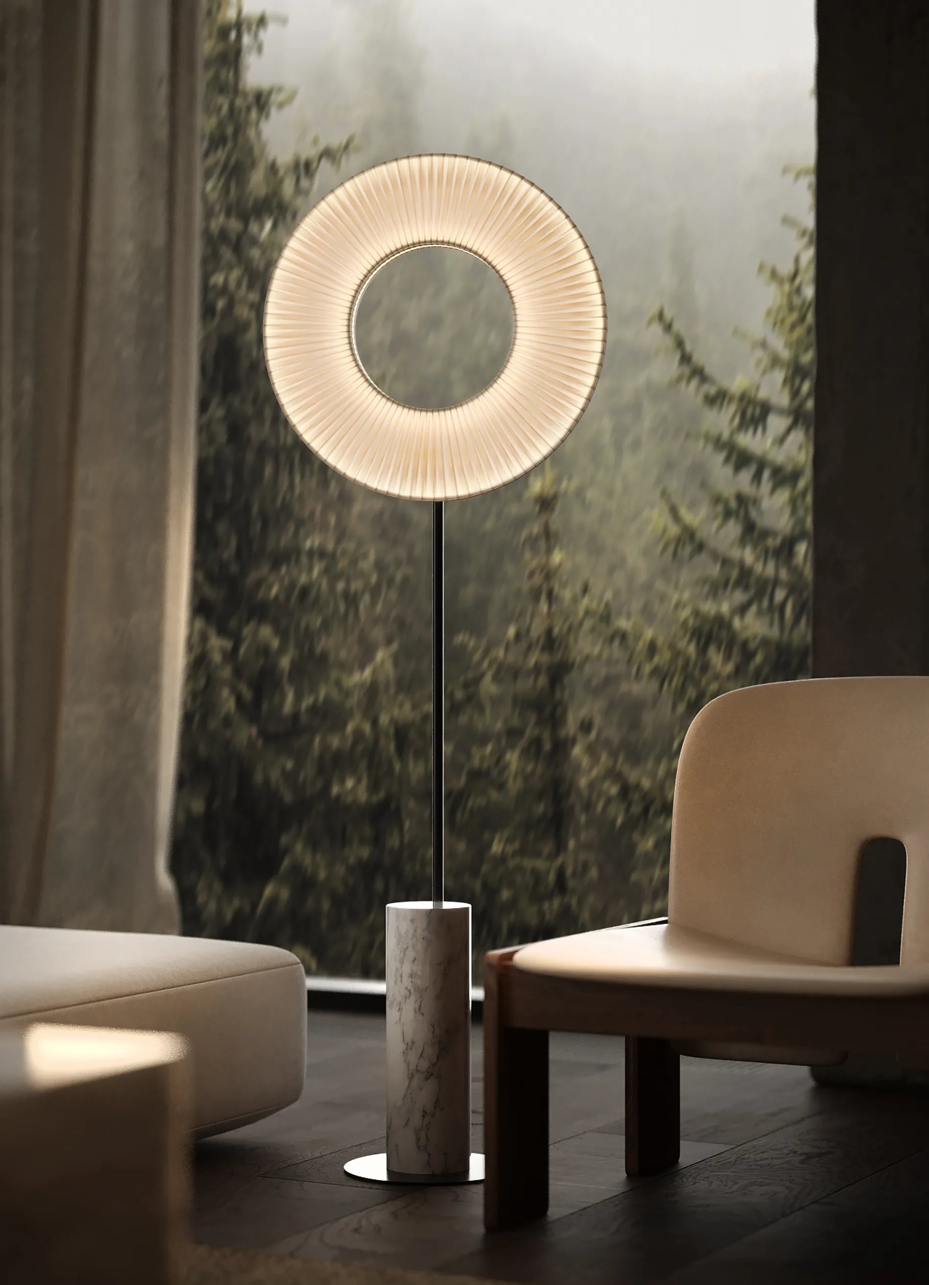 dcw-ditions-iris-floor-totem-60-lampadaire-disque-led-60-cm image 7