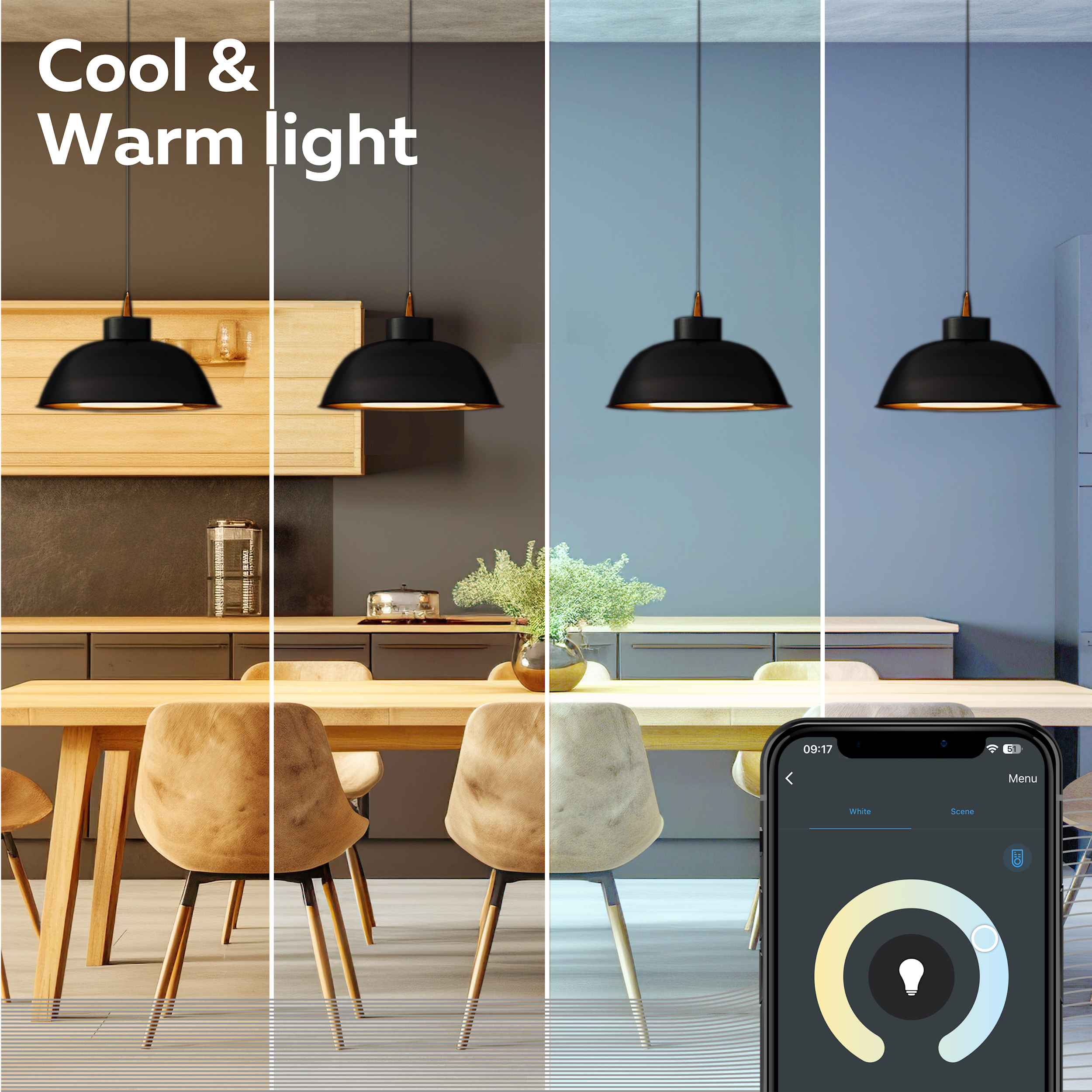 calex-smart-ampoule-led-filament-spiral-e-e27-g95-cct-dor-e image 7