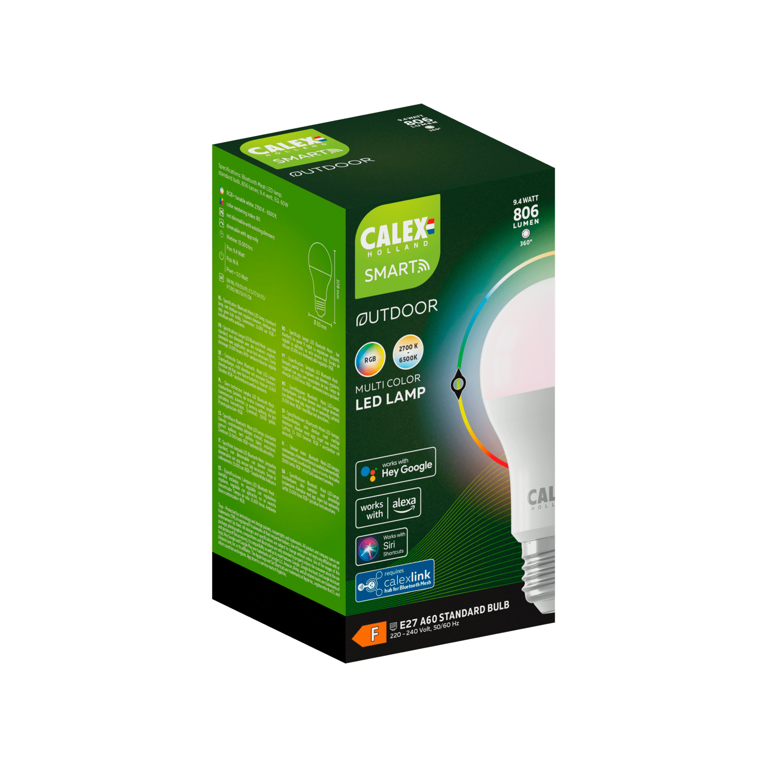 calex-halo-ampoule-led-smart-bt-mesh-a60-e27-rgb-blanc-chaud image 3