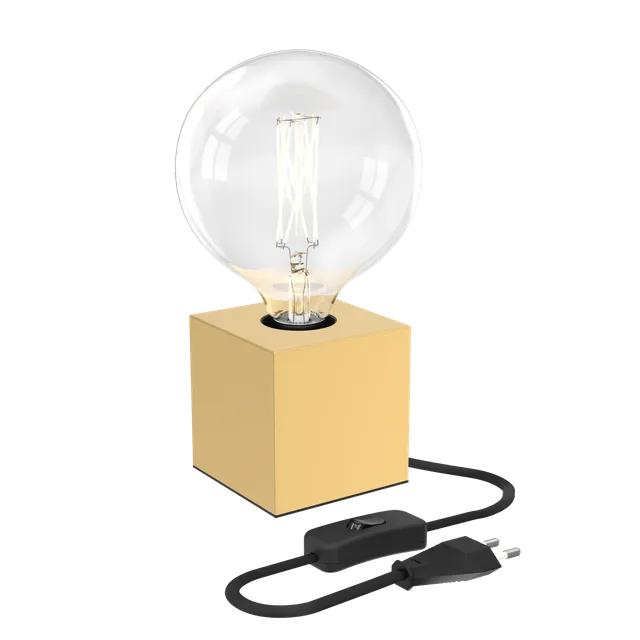 calex-lampe-de-table-square-e27-gold-sans-ampoule image 1