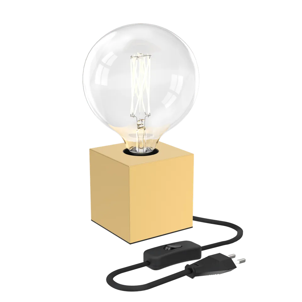 calex-lampe-de-table-square-e27-gold-sans-ampoule image 1