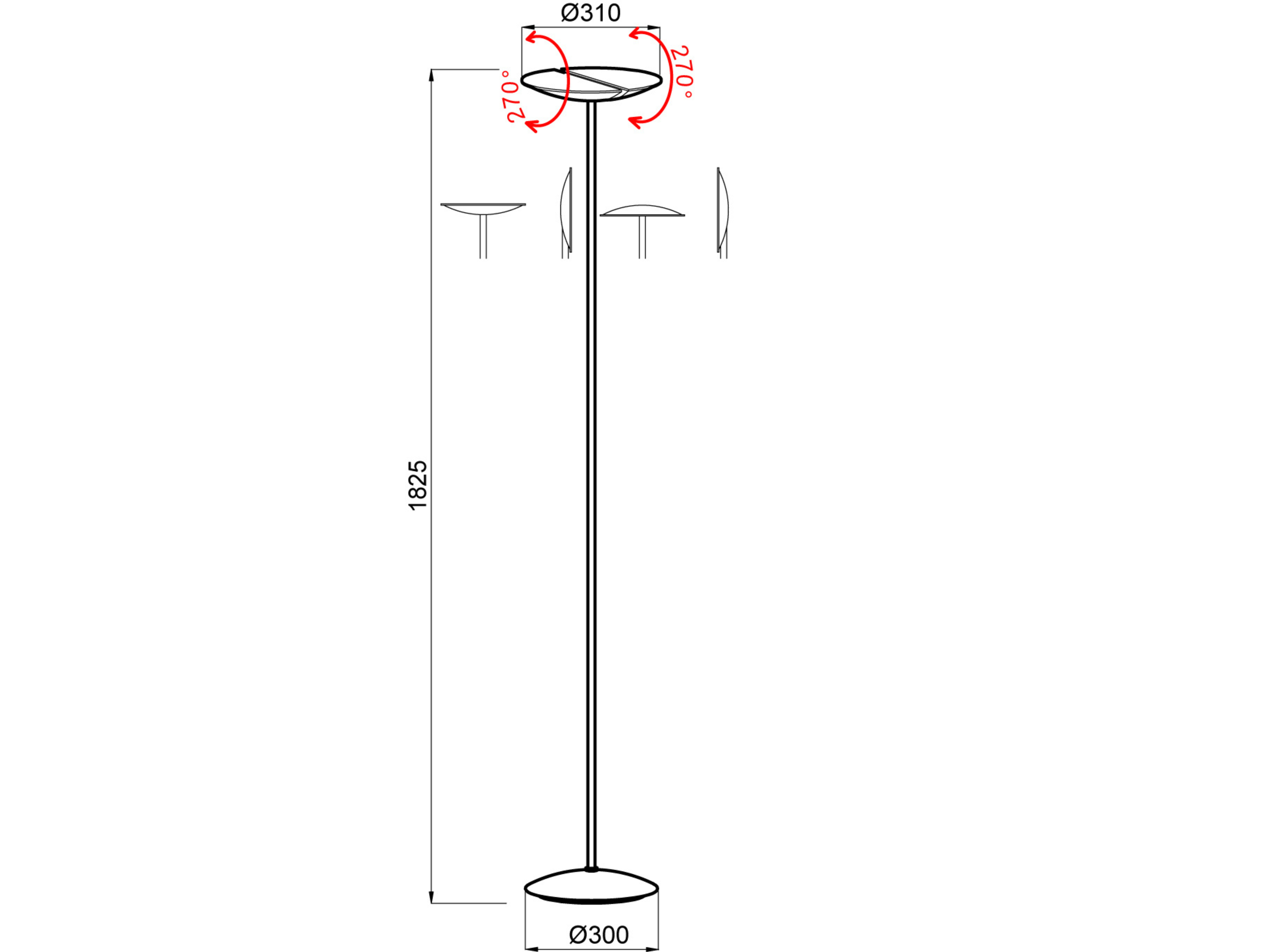 aluminor-kitel-79-lampadaire-droit-led-indirect-3000-lumens image 5