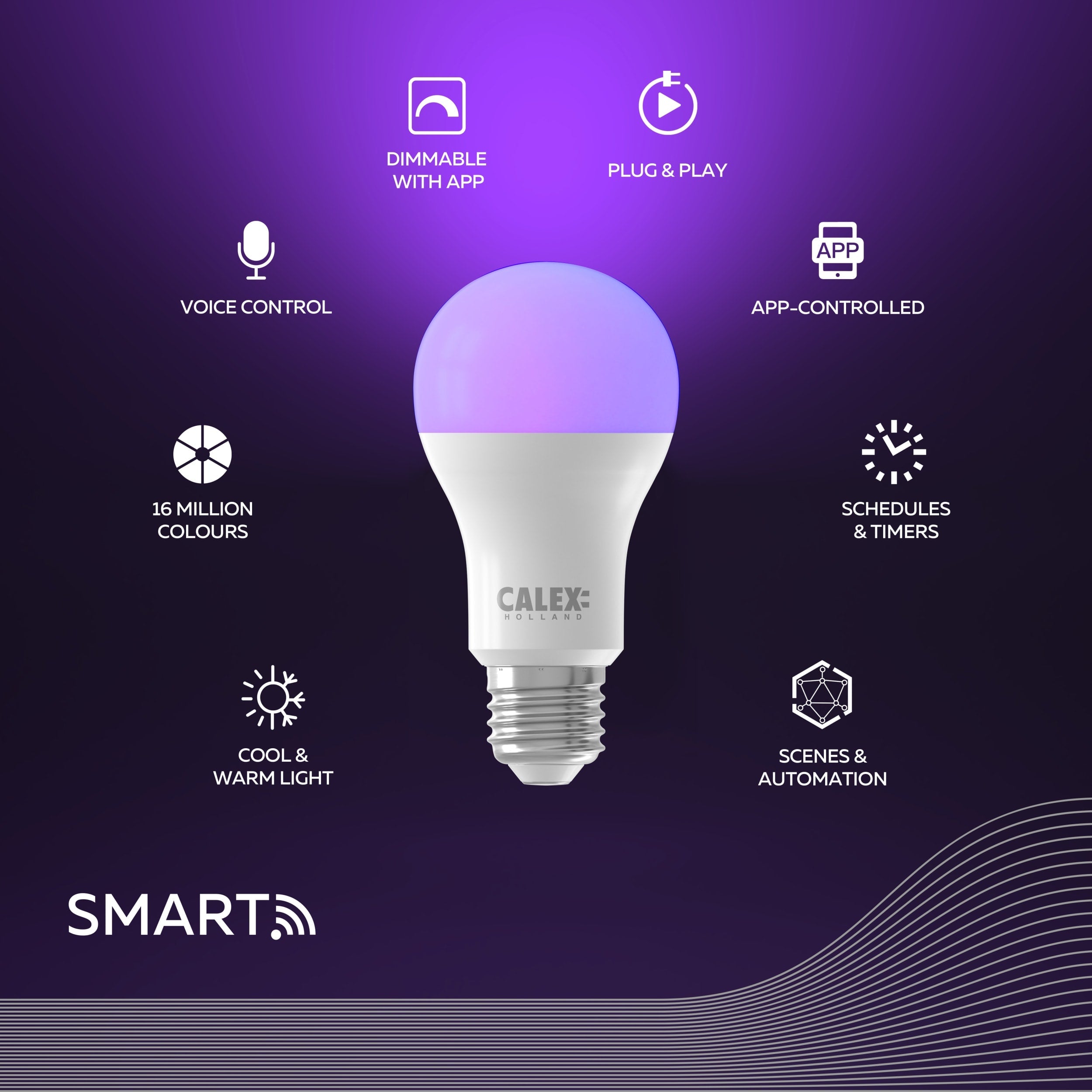 calex-smart-ampoule-led-e27-a60-rgb-cct image 2