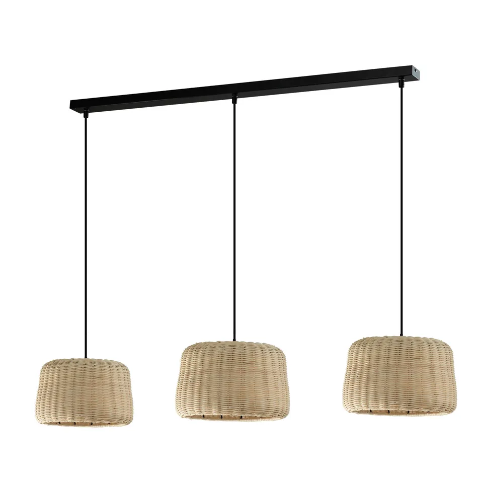 aluminor-xenia-s-suspension-osier-naturel-3-feux image 1