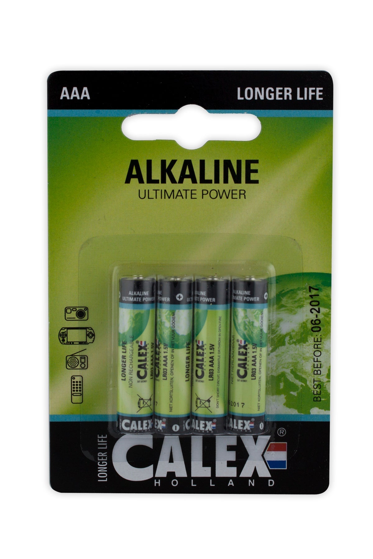 calex-alcaline-penlite-lr03-aaa-lot-de-4 image 1