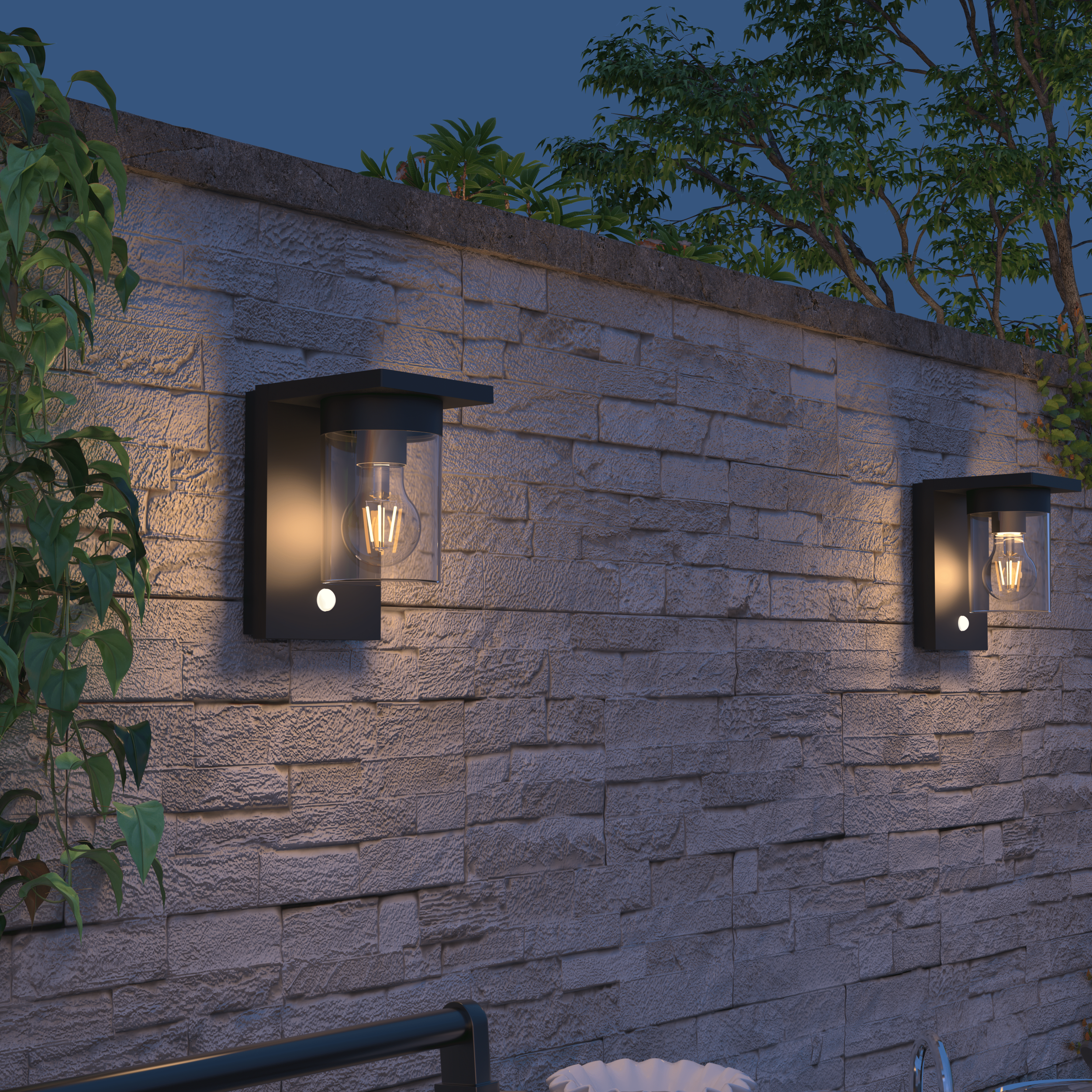 calex-asti-applique-murale-solaire-noire-up-down image 4